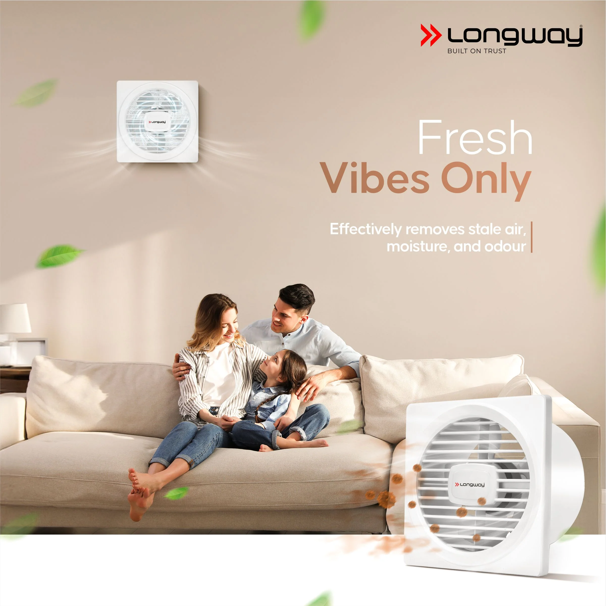 Longway Gusto 6 Inch 150 mm Energy Efficient Exhaust Fan | High Speed Powerful Motor | Noiseless Operation & Easy to Clean | Suitable for Bathroom, Kitchen, Office | 2 Years Warranty - Image 5