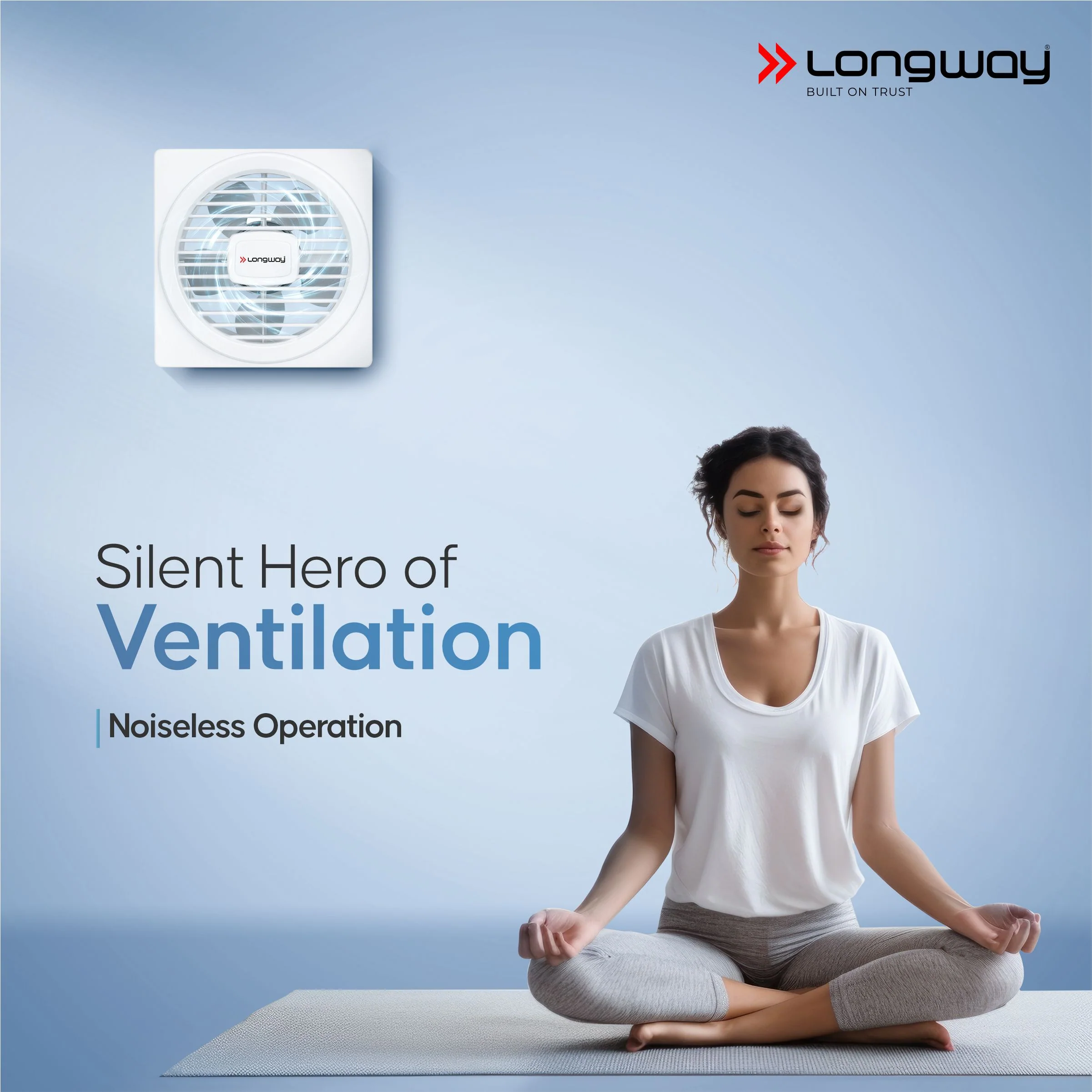 Longway Gusto 6 Inch 150 mm Energy Efficient Exhaust Fan | High Speed Powerful Motor | Noiseless Operation & Easy to Clean | Suitable for Bathroom, Kitchen, Office | 2 Years Warranty - Image 6