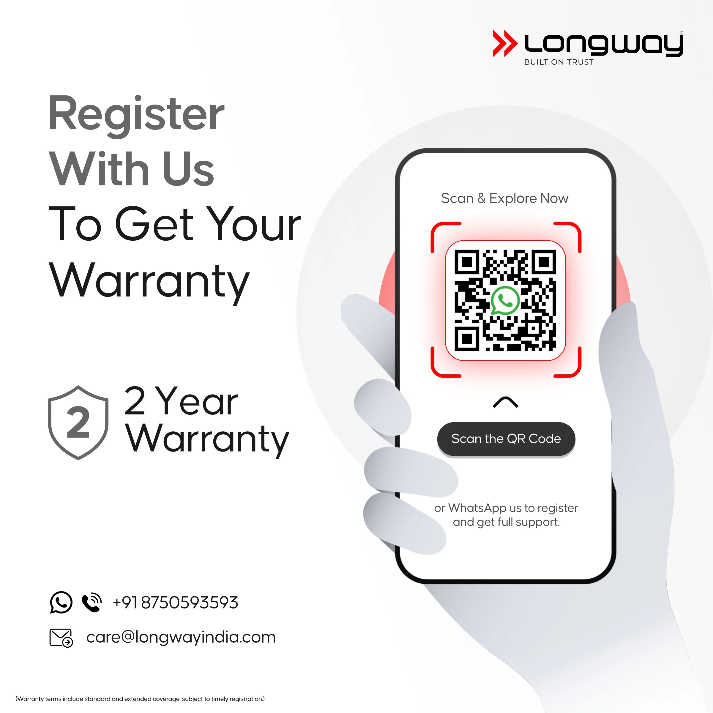 Longway Wave P2 1200 mm/48 inch 400 RPM Ultra High Speed 3 Blade Star Rated Anti-Dust Decorative Ceiling Fan (Pack of 2) - Image 9