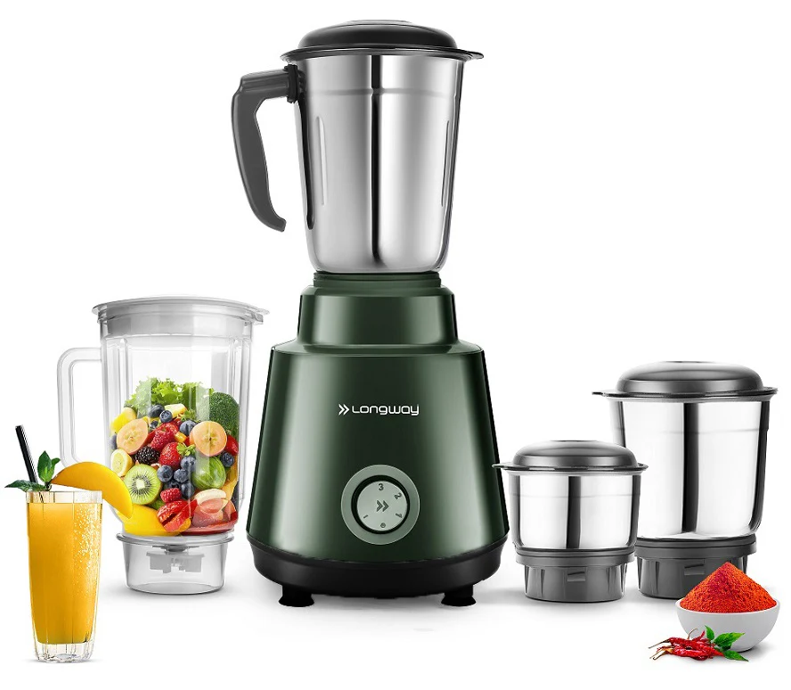 Longway Super Pro Juicer Mixer Grinder | Up to 700 - 750 Watt Powerful Motor | for Grinding, Mixing, Juicing | 2 Year Warranty - Image 20