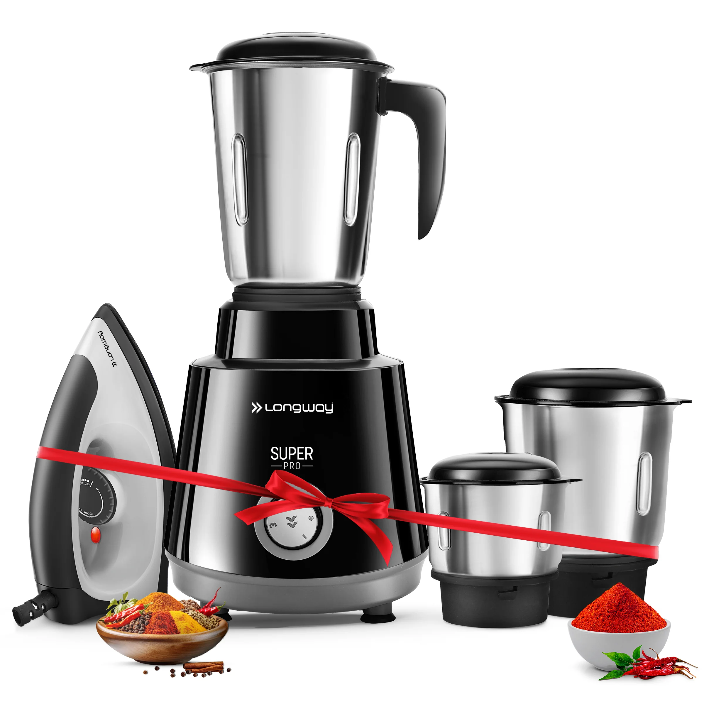 Longway Super Pro Juicer Mixer Grinder | Up to 700 - 750 Watt Powerful Motor | for Grinding, Mixing, Juicing | 2 Year Warranty - Image 25