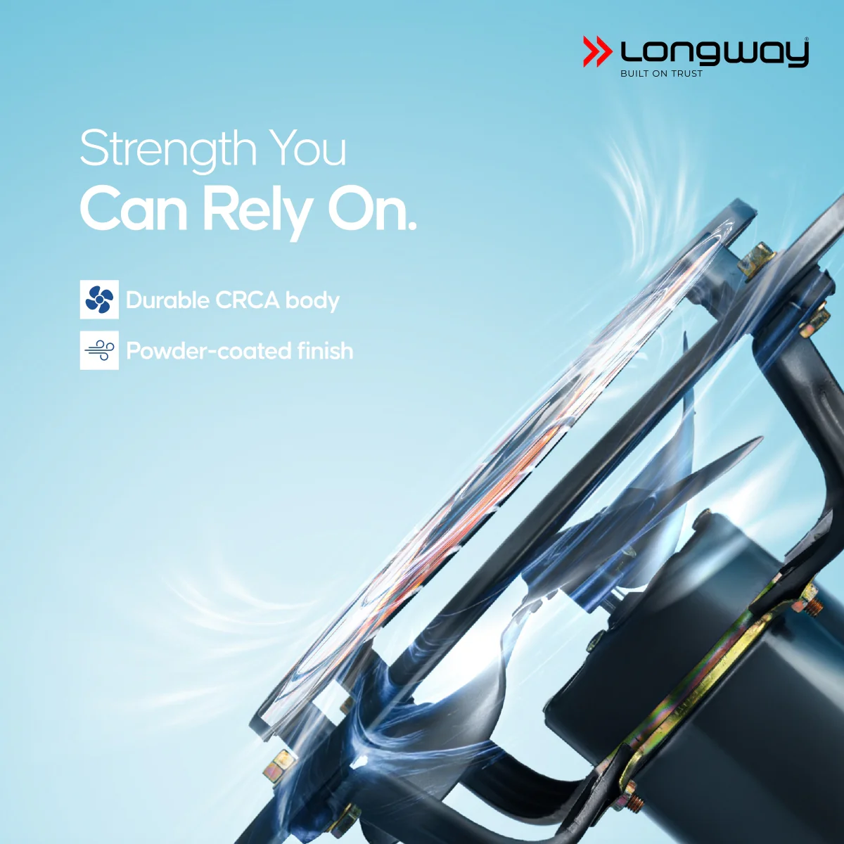 Longway Ventilo Energy Efficient Exhaust Fan | High Speed Powerful Motor | Low Noise Operation & Easy to Clean | Suitable for Bathroom, Kitchen, Office | 2 Years Warranty (Marble Black) - Image 4