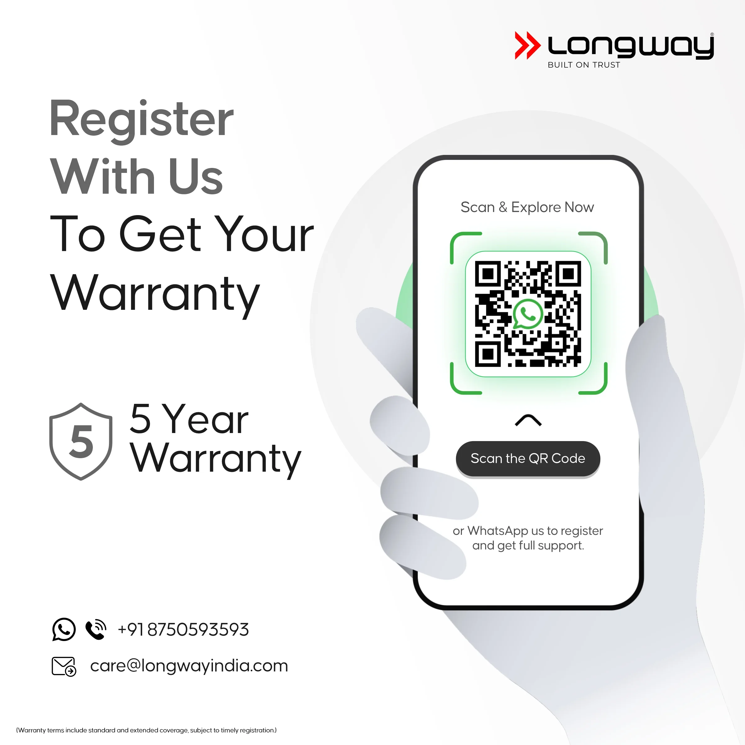 Longway Superb 25 Ltr 5 Star Rated Automatic Storage Water for Home, Water Geyser, Water Heater, Electric Geyser with Multiple Safety System & Anti-Rust Coating | 5-Years Warranty on Tank | (Gray, 25 Ltr) - Image 8