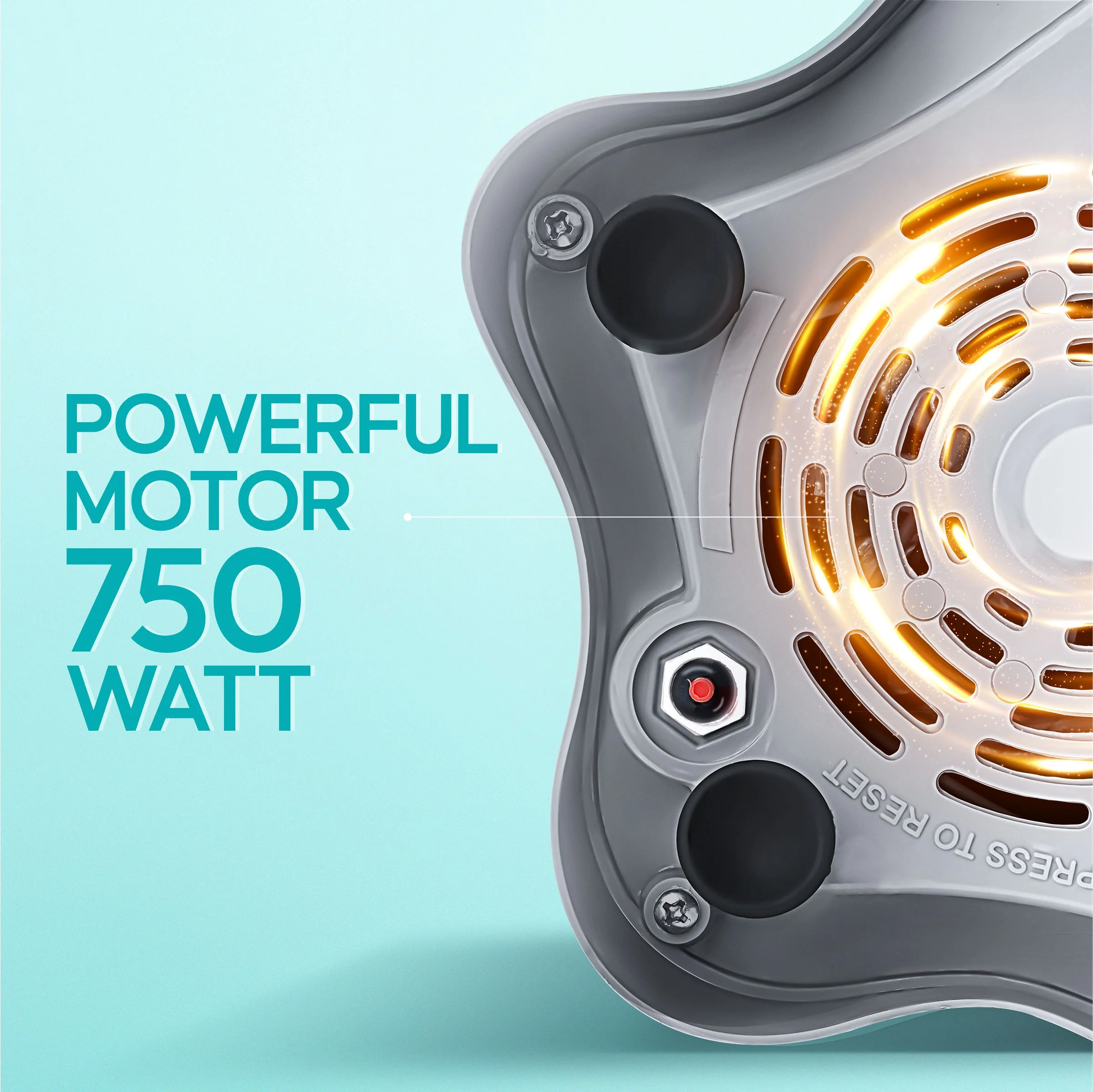 Longway Super Dlx Juicer Mixer Grinder | Up to 750 Watt Powerful Motor | 4 Jars for Grinding, Mixing, Juicing | 2 Years Warranty | Black & Gray - Image 4