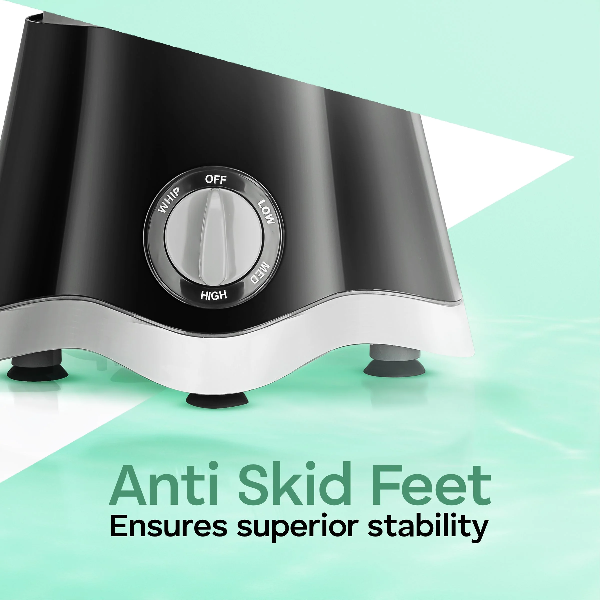 Longway Super Dlx Mixer Grinder | Up to 700 Watt Powerful Motor | 3 Jars for Grinding, Mixing, Juicing | 2 Years Warranty (Black & Gray, 3 Jars) - Image 5