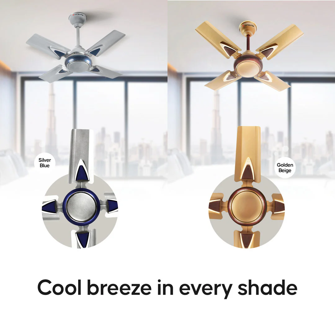 Longway Starlite-1 P1 600 mm/24 inch Ultra High Speed 4 Blade Anti-Dust Decorative Star Rated Ceiling Fan (Pack of 1) - Image 14