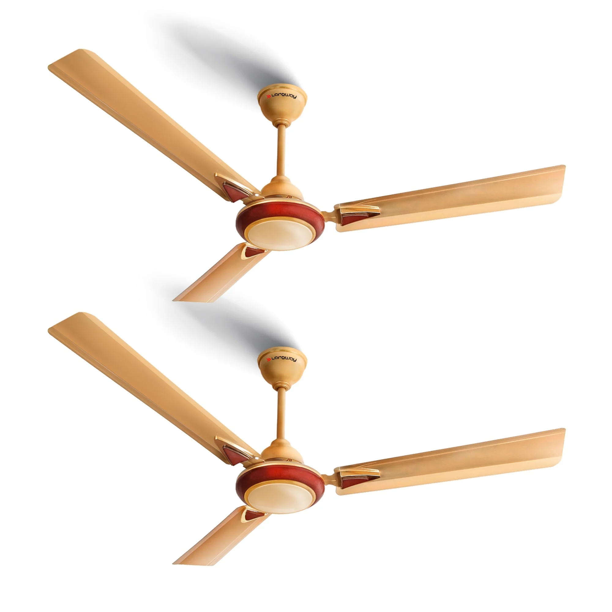 Longway Starlite-1 P2 1200 mm/48 inch Ultra High Speed 3 Blade Anti-Dust Decorative Star Rated Ceiling Fan (Pack of 2) - Image 19